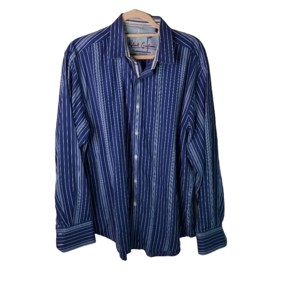 Robert Graham old money striped button up shirt - Picture 1 of 12